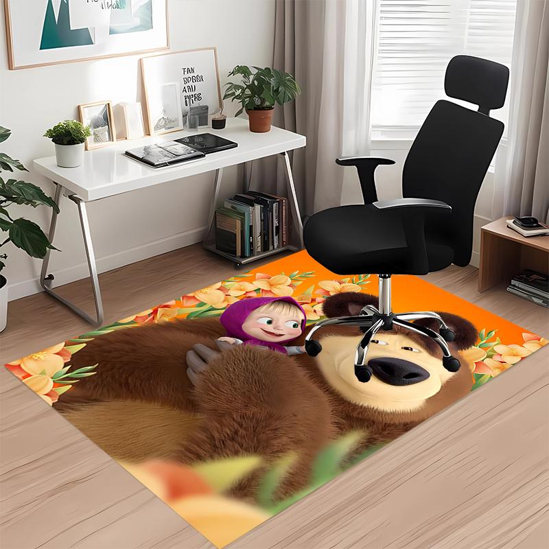 Masha Printed Carpet, for Office Chair Living Room Bedroom Kitchen Room Decor Gifts.