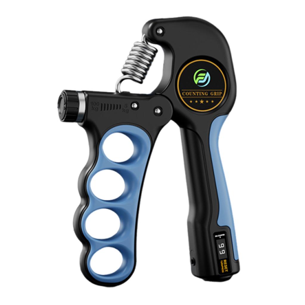 Adjustable Hand Gripper Anti-Slip Electronic Counting Hand Gripper Wrist Strength Expander for Muscle Building Recover
