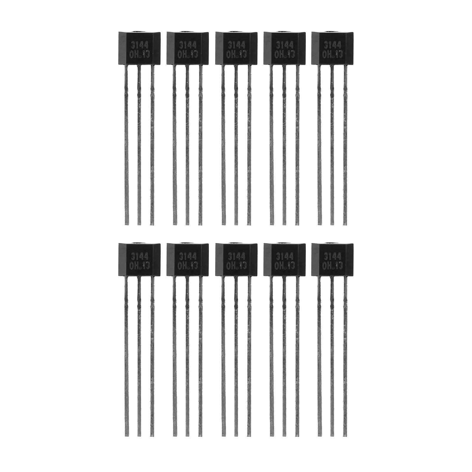 

10pcslot A3144 3144E OH3144E Hall Effect Sensor SWITCHES TO92UA 3pin SIP