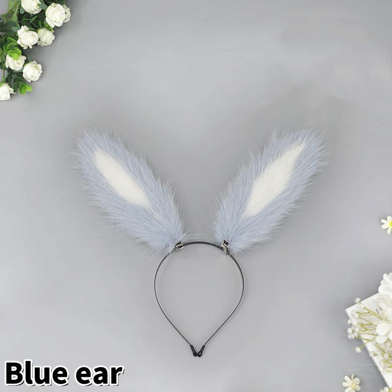 New Handmade Universal JK Rabbit Tail Lolita Cosplay Props Simulation Faux Fur Tails Plush Fox Cat Halloween Accessories