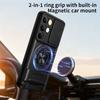 For Realme 15X C85 Pro Case Camera Protection Upright Stand 360° Ring Magnetic Case All-around Shockproof Cover For Realme C85 Pro Phone casing