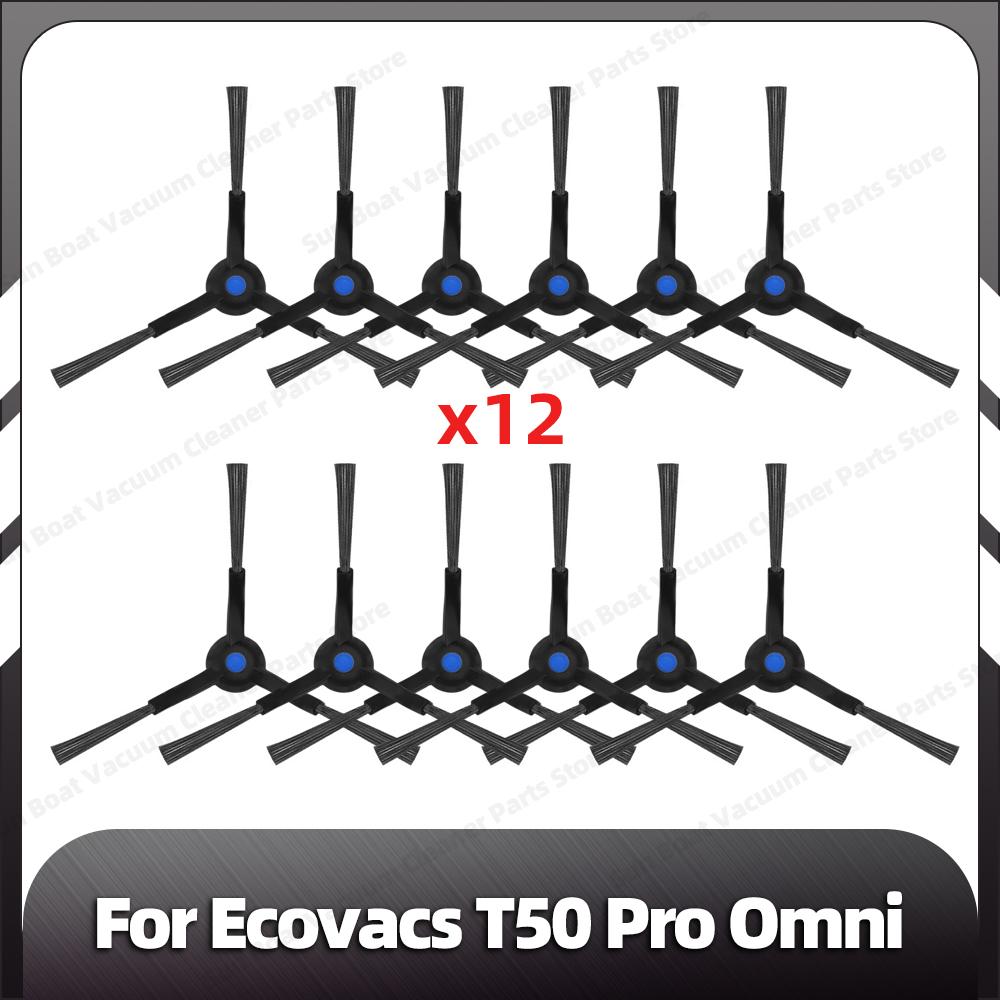 Compatible for Ecovacs T50 Pro Omni Replacement Main Side Brush HEPA Filter Mop Pads Spare Parts Accessories