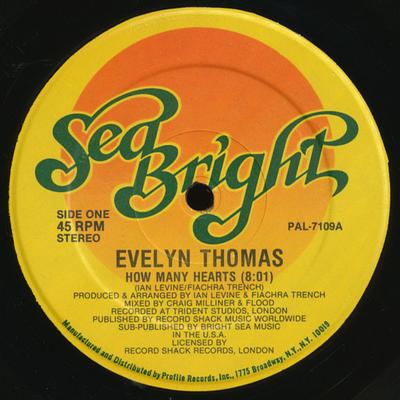 12inch Record EVELYN THOMAS - How Many Hearts PAL7109 Sea Bright Reco 1986 US Dance & Electronica Used