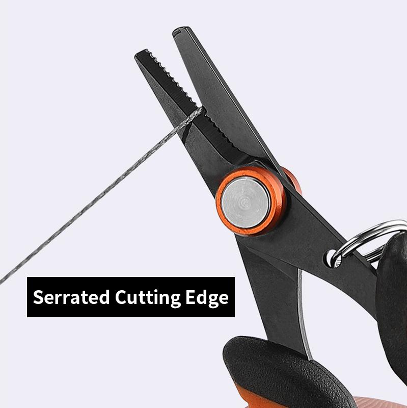 1PC Carp Fishing Barid Scissor Serrated Cutting Edge Braid Line Scissor Stainless Steel Scissors Carp Fishing Tool Equipment