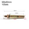 Wall Plug Home Pierced With Screw Sleeve Drywall Anchor Expand Nail Bolt Set Expansion Screws