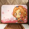 Cartoon Y-yoyocici Floor Mat Soft Flannel Entrance Door Mat Non Slip Absorbent Bathroom Bedroom Floor Rug