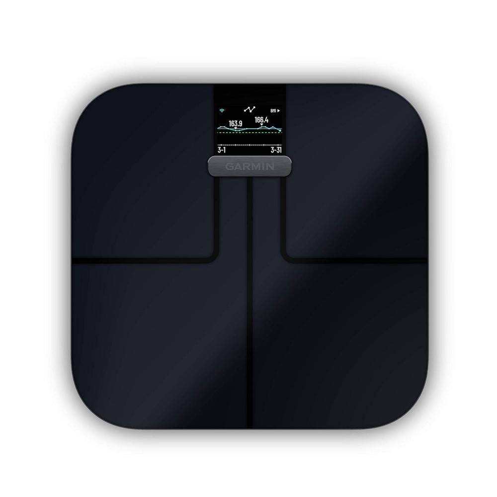 Garmin Garmin Index S2 Bilancia Smart Connessione Wireless Misura Grasso Corporeo Muscoli Massa Ossea Acqua Corporea Ecc. Nero