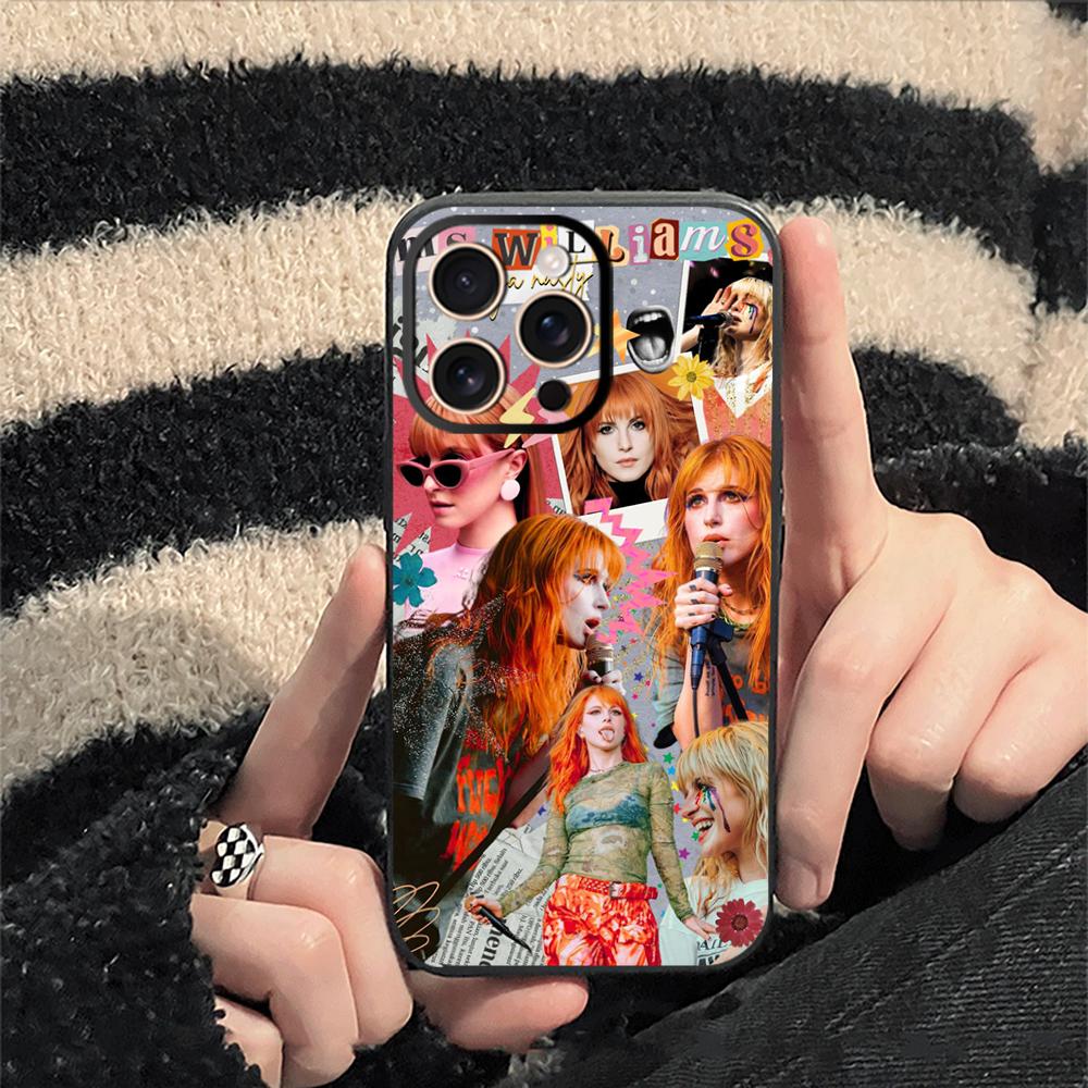 Paramore hayleys williams poster design Phone Case For iPhone 17 16 e 15 14 13 12 Plus Mini Pro Max Soft black Shockproof Cover
