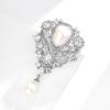 Women's Light Luxury Fashion Elegant Imitation Pearl Long Brooch Unique Design Versatile Daily Accessories