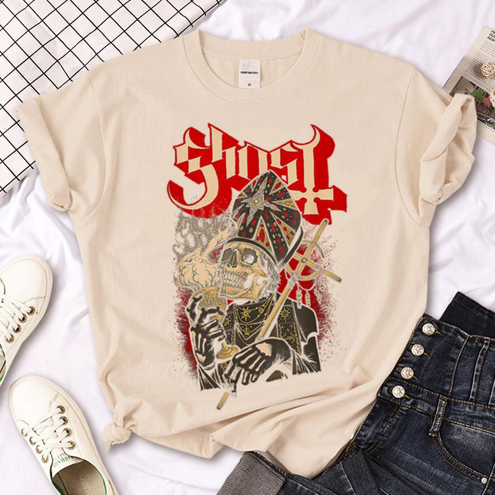 

Ghost Band tshirt women comic funny manga tshirts female Japanese streetwear manga clothing S