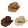 Cappello da Cowboy Western Vintage con Ampio Bordo e Caratteristiche Impermeabili per Uso Estivo all'Aperto