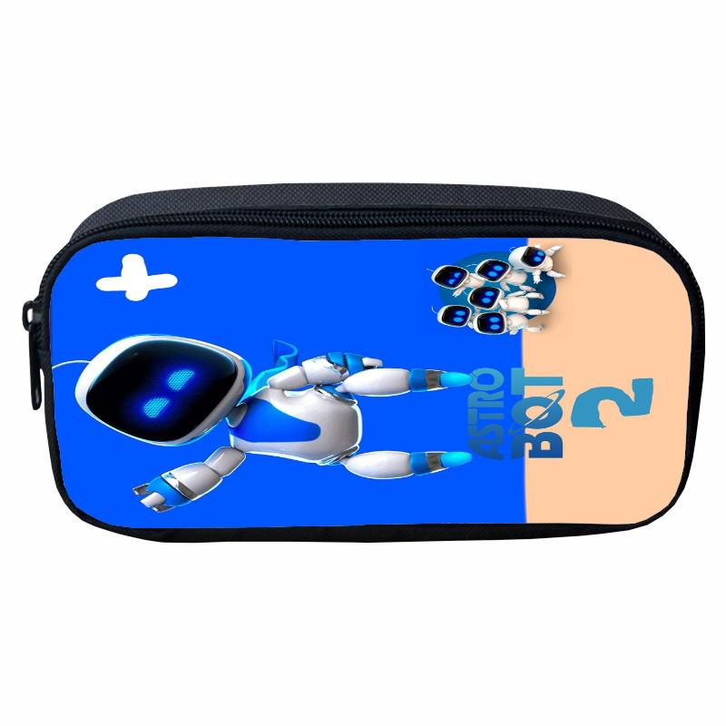 ASTRO BOT Robot Pencil Case: Cartoon Storage Box for Children's School Stationery