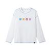 Jongens T-shirt met lange mouwen, puur katoen, antibacterieel, met grafische print