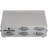 AISENS A116 – 0085 – Duplicador SVGA Pour 4 Moniteurs Avec Alimentation, Couleur Argent