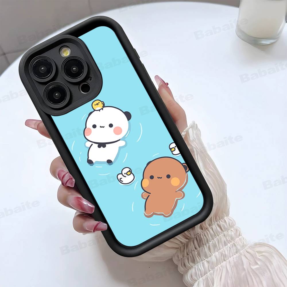 Cute Cartoon Bubu Dudu For iPhone 17 16 15 14 13 12 11 Pro Max Plus Phone Case Covers