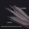 Steel Sewing Needles: Large & Small Eye, Long Needles for Quilts, Clothes, Cross Stitch, Embroidery
