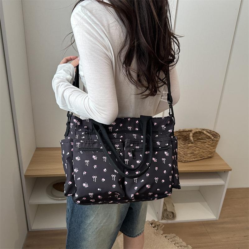 Printed Large Capacity Casual Commute Tote Shoulder Bag