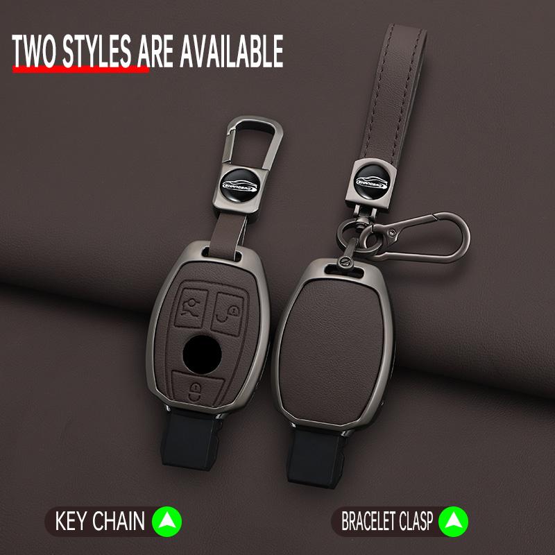Car Key Case Cover Holder Shell Bag for Mercedes Benz A B C S Class AMG GLA CLA GLC W176 W221 W204 W205 Keychain Accessories
