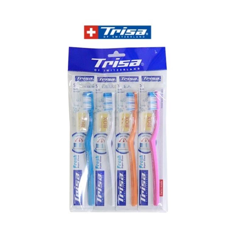 TRISA Fresh Super Clean Toothbrush 4-pack 3645 SOFT