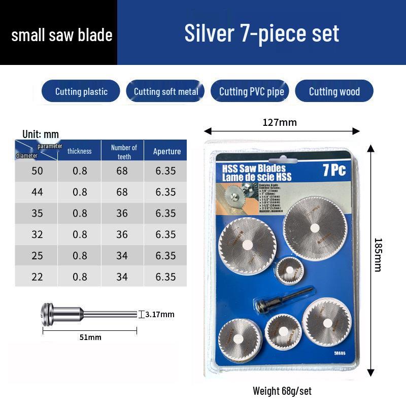 Mini High-Speed Steel Saw Blade for Woodworking and Plastic Cutting