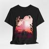 Anime Silhouette Nezuko T-Shirt, Demon Slayer Fan Gift, Everyday Wear Tee,