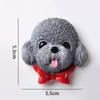 Niedliche Teddy-Hund Kühlschrankmagnete Cartoon Hunde Tier Ornament Whiteboard Spind Kawaii Magnete Heimdeko Souvenir Besonderes Geschenk