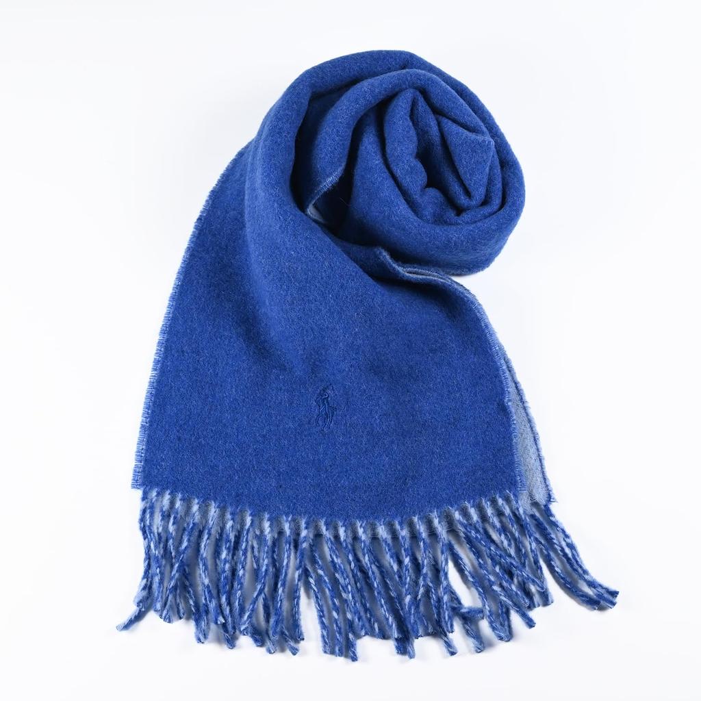 Polo Ralph Lauren POLO RALPH LAUREN Muffler Reversible Unisex PC0455 427 Multi Blue [Item]