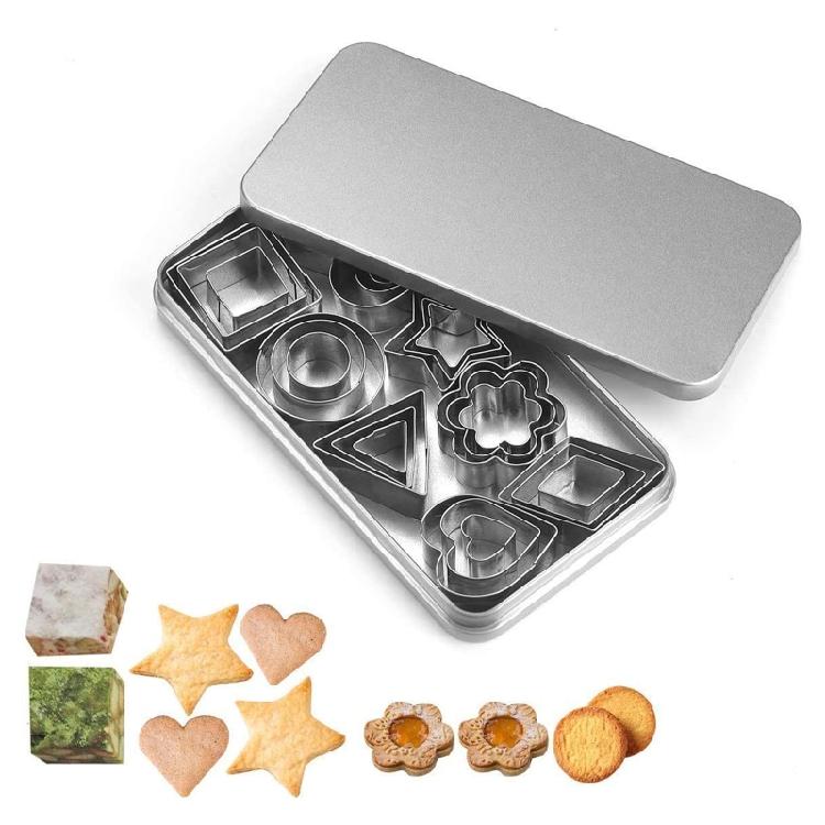 30 PCS Cookie Baking Tool Set Biscuit Moulds Cookie Cutter 10 Different Shapes