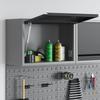 Tool Cabinet with Storage Black and Gray 50 x 25 x 35 cm