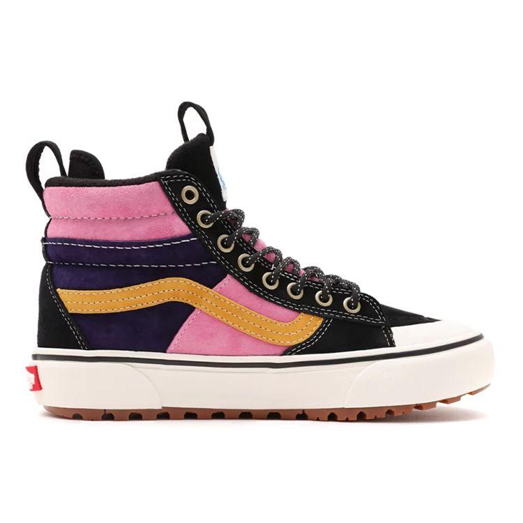 Vans Sk8 Mte-2 High-Top Skate Shoes Unisex Sneakers Pink Black VN0A5HZZ6K6