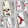 Red Wine Glass Art Case For OPPO Reno 11 11F 13 12 F 8T 7 8 10 Pro OPPO Find X8 X6 Pro X3 X5 Lite Cover Coque