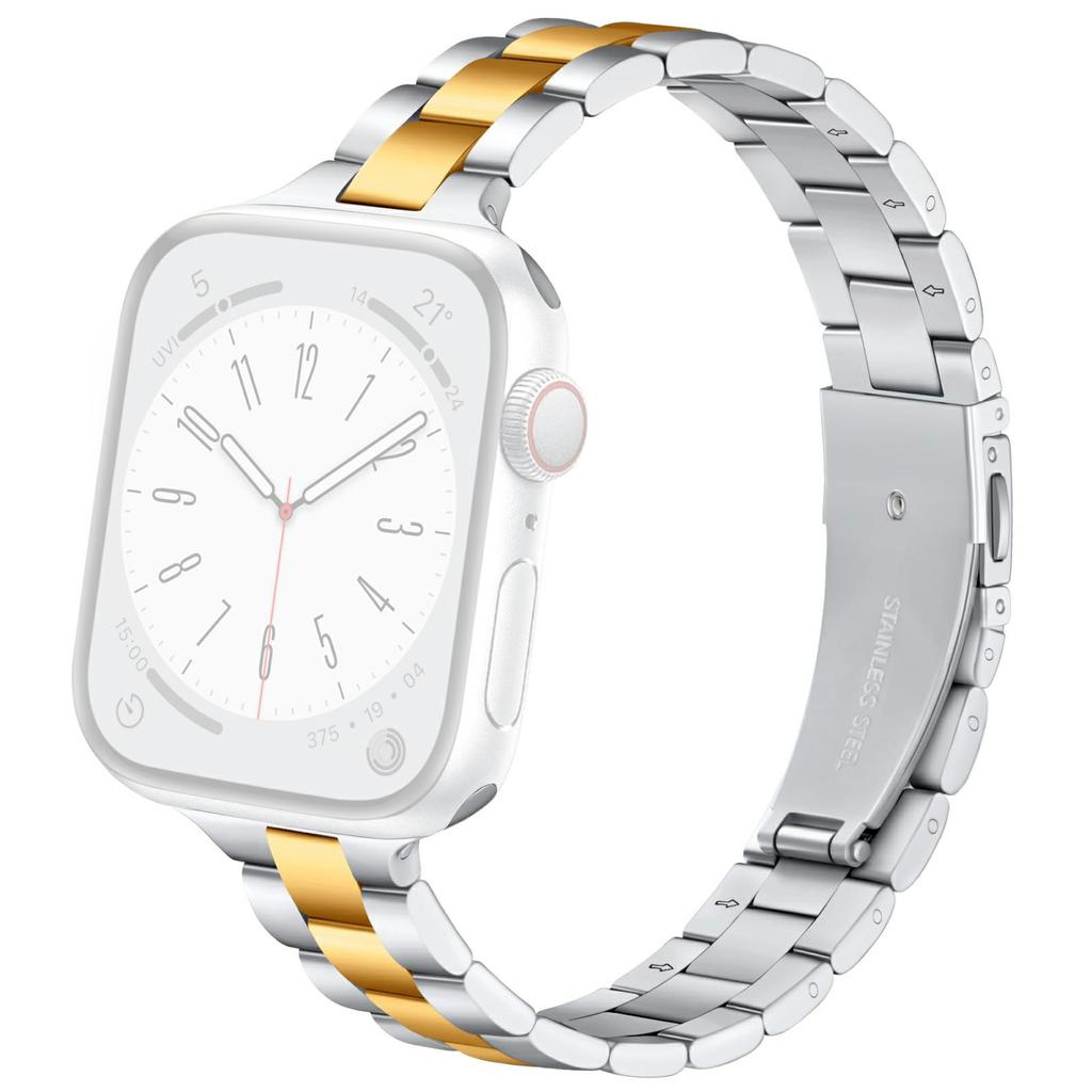 Electroplating Color Strap for Apple Watch Series 10 Ultra 9 8 7 SE 6 5 4 3 2 1 46mm 49mm 45mm 44mm 42mm Slim Metal Watch Band