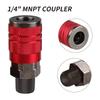 Air Splitter with Coupler and 1/4" Plugs Air Compressor Hose Accessories