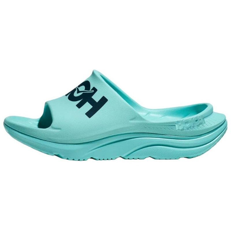 Hoka One One Ora Athletic Slide Unisex Slide Slippers Anti-slip Wear-resistant Blue 1155154-CSK 38.5