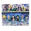 6pcsSet Demon Slayer Tanjiro Anime Figure Kimetsu No Yaiba Statue Rengoku Shinobu Giyuu Action Figurine Desk Decoration
