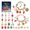 Days Christmas Advent Calendar for Women - Alloy Bracelet Jewelry Set with Surprises, Holiday Countdown Gift