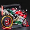 Simulation Spray 1:9 Ducati 1199 Super Motorcycle Alloy Model Diecast Collection Miniature Voiture Gift for Boyfriend Home Decor