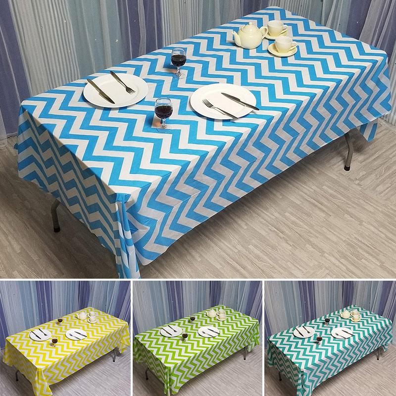 1PC Birthday Party Plastic Table Cover Disposable Table Cloth Waterproof Oil Proof Tablecloth Supplies