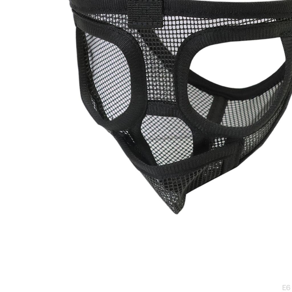 Adjustable Pet Dog Chewing Mesh Mouth Muzzle Grooming