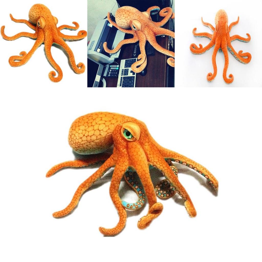 Extra Large Simulation Octopus Stuffed Animal Toy Plush Doll Perfect For Home And Car Decor