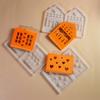 Valentins Day Silicone House Ornament Making Mold for Candle and Night Lights with Heart and House Designs