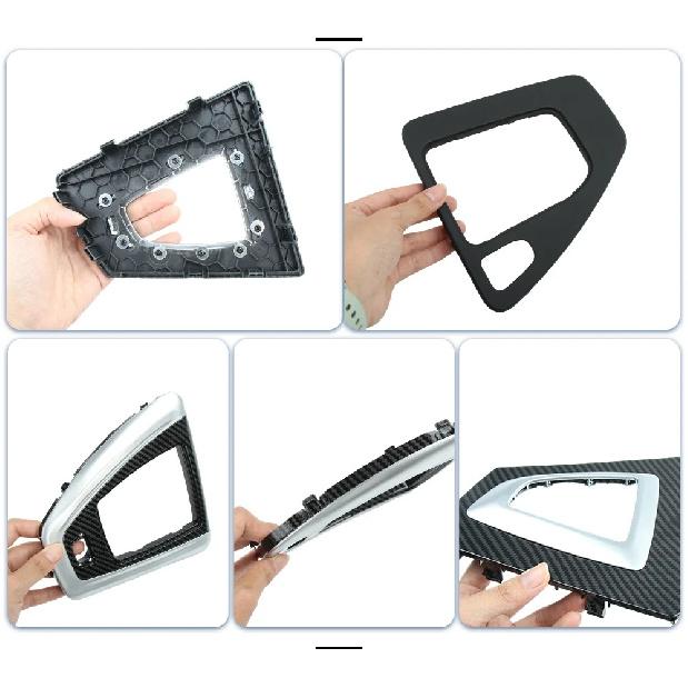 Auto Gear Shift Panel Trim Cover For BMW 3 Series E90 E92 E93 F35 F30 Car Center Console Gear Lever Panel Gear Handbrake Panel