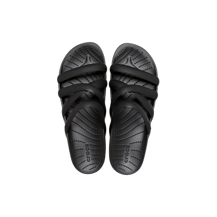 Crocs Klasické Sportovní Sandály na Pásky Dámské Sandály Černé 208217-001