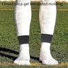 1Pair Football Silicone Shin Guards Training Strap For Anti-Slip Socks Sports Shin Guards Silicone Sleeves Training Sports