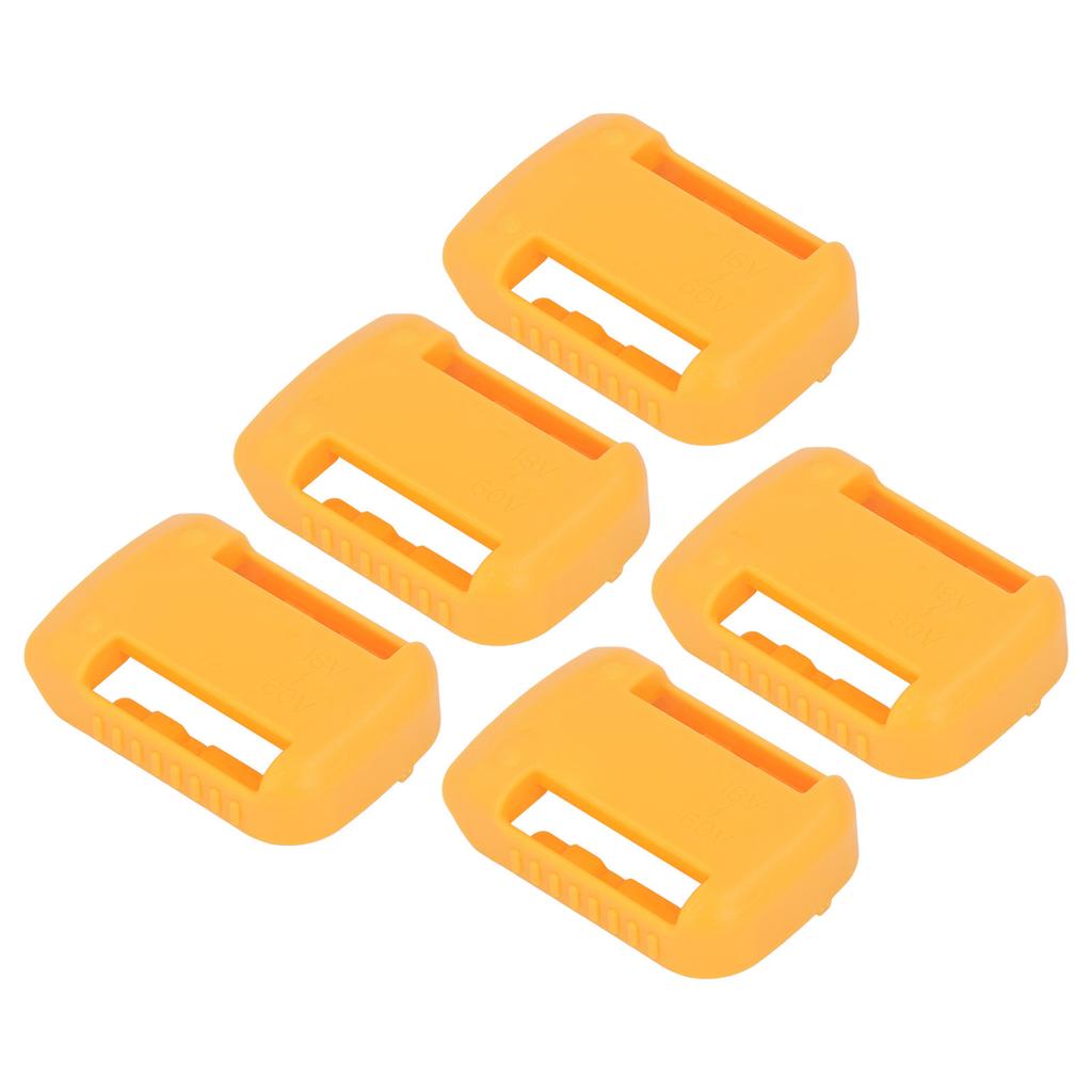 5 Set Battery Holder 20V 60V Battery Mount Dock Holder Set Suitable for DCB200 DCB201 DCB203 DCB204 DCB206 Battery