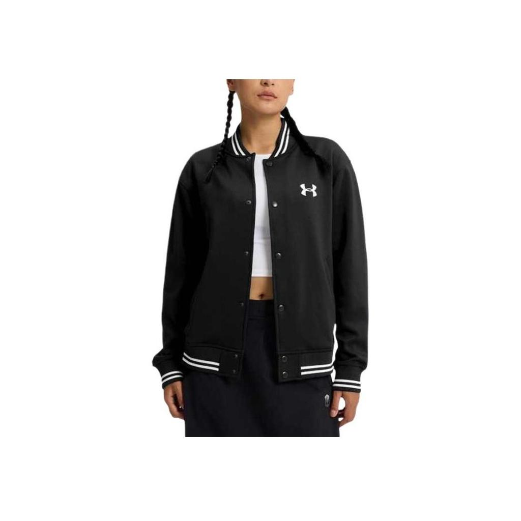 Under Armour Minimalist Logo Print Jacket Unisex Black 1389368-001