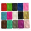 8*5.5cm Support Mural à Ventouse Tapis Multifonctionnel Silicone Ventouse Support Téléphone Carré Antidérapant Unilatéral Cuir Étui Support