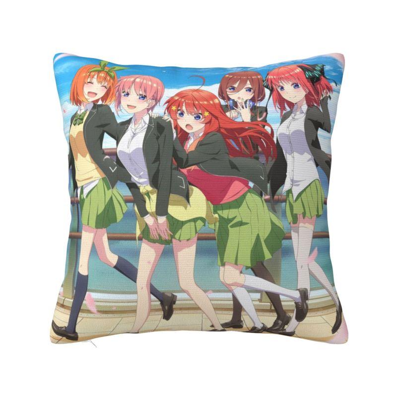 Custom Hatsunes Miku Anime Nordic Throw Pillow Covers Cartoon Manga Chair Cushion
