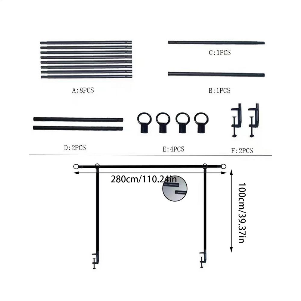 Over The Table Rod Stand Adjustable Length Suitable Reusable For Multi Table Size Metal Balloon Flower Arch Stand Decoration