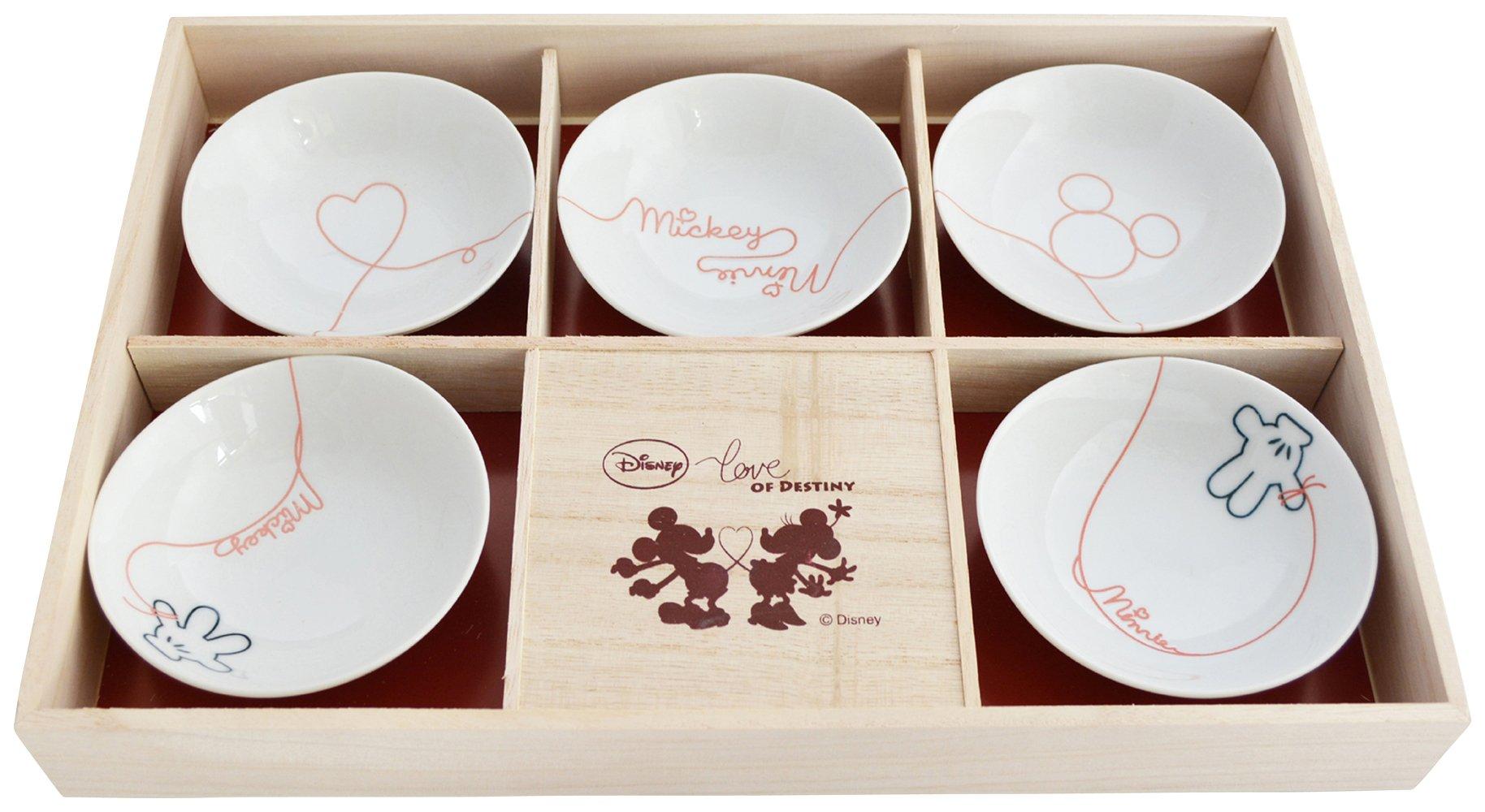 

Disney Mickey Minnie of Destiny Red Dinnerware Set Gift Small Bowl Perfect for and Moving & Love Thread (Wooden Box) Set, Weddings, Housewarmings,